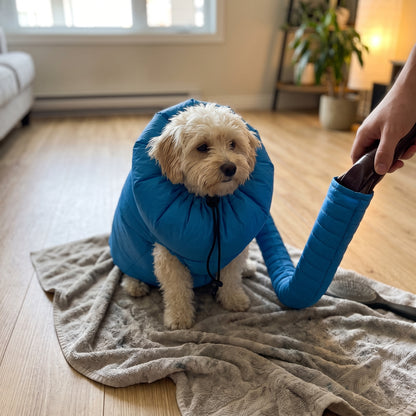 Calm, Mess-Free Dog Drying Bag